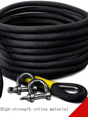 Car Tow Rope Off Road Vehicle Tow Hook Car Tow Strap Of Rescue Rope Upgraded Version Reliable Wear-Resistant Vehicle Accessories