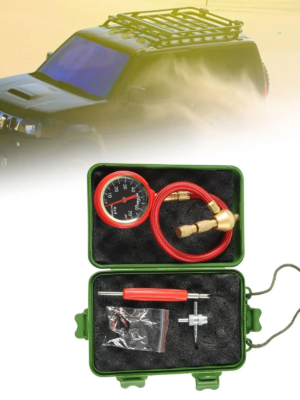 Tire Deflator Kit High Performance Professional with Case Portable Tire Pressure Gauge for Off Road Vehicles ATV Motorcycle